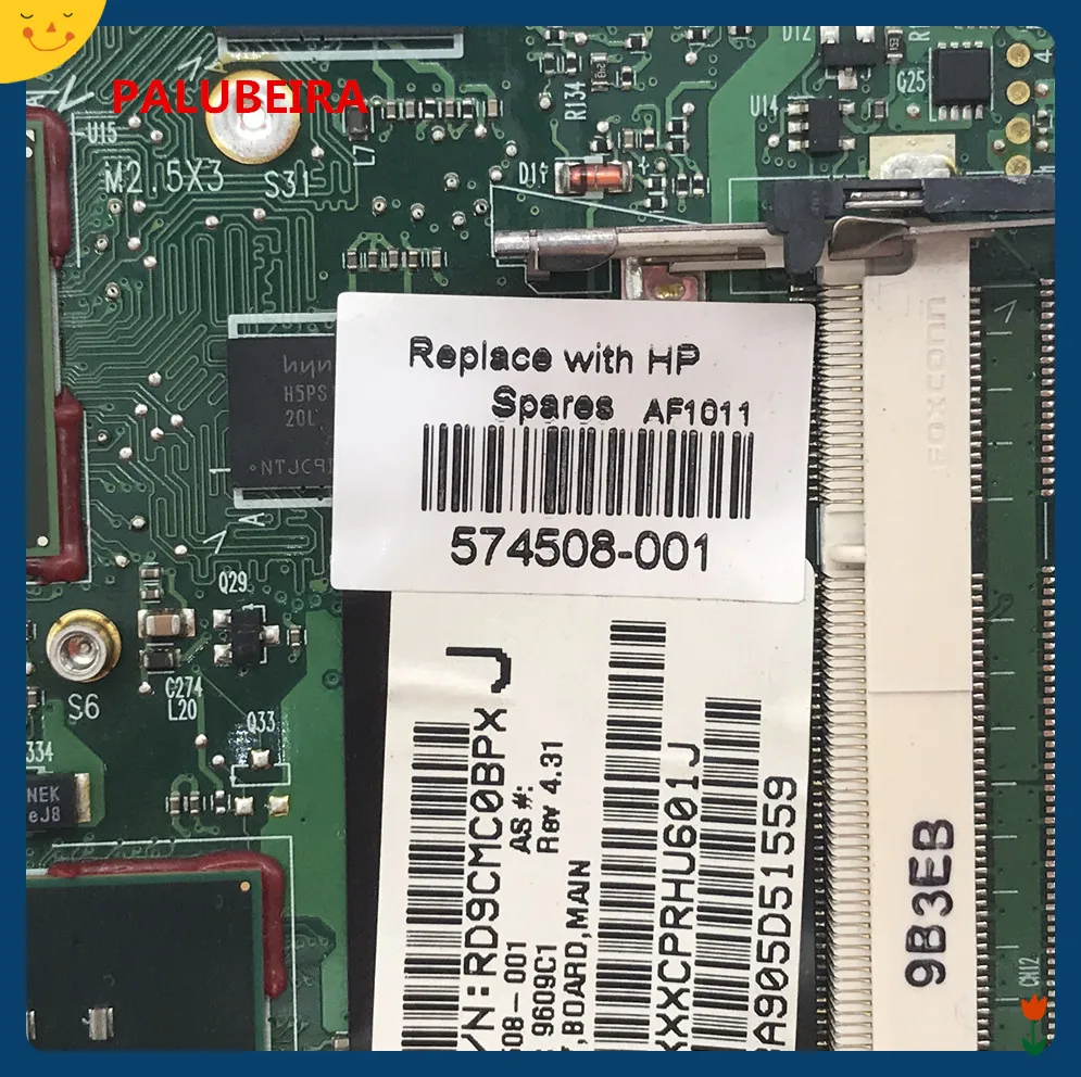 Материнская плата 574508 001 для HP 4410s 4411S 4510S 4710S DDR2 RAM 6050A2252701|Материнские платы