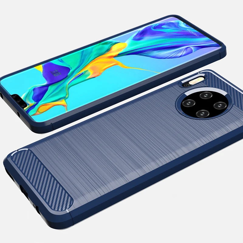 Чехол для Huawei Mate 30 Pro силиконовый армированный мягкий чехол Lite Mate30 телефонные