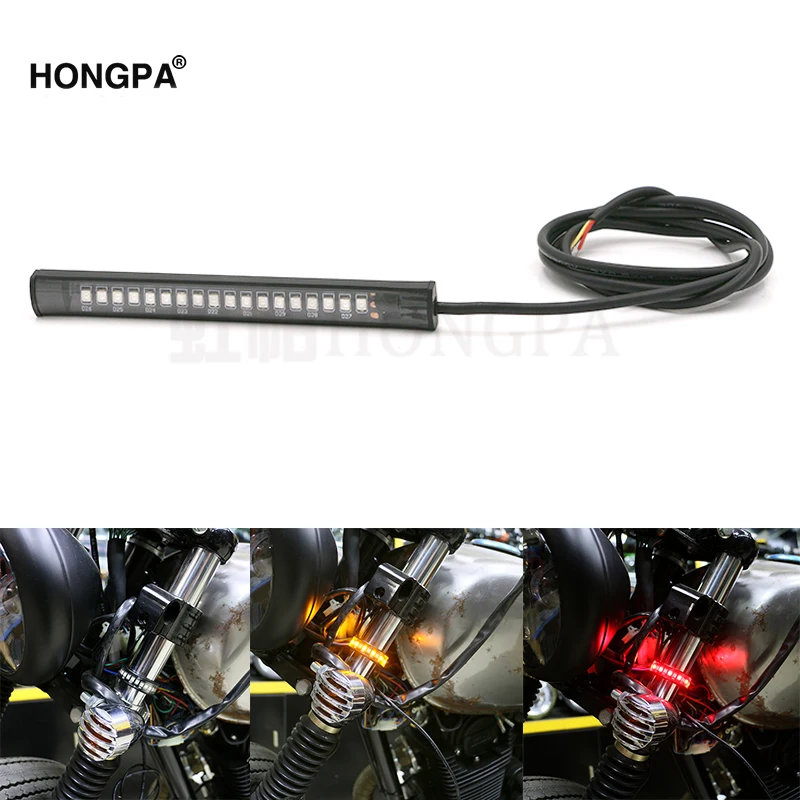 Фара для мотоцикла полоса задний тормоз стоп сигнал поворота номерной знак