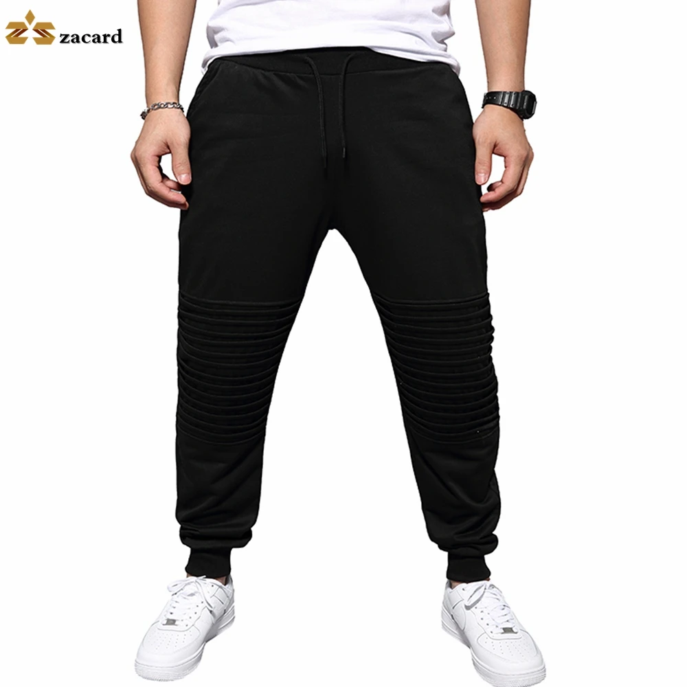 Мужские повседневные штаны для бега новые модные тонкие брюки Однотонные