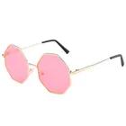 Модные многоугольные металлические очки унисекс в стиле ретро, винтажные оптические очки в стиле ретро, прозрачные оправы для очков с защитой от синего света