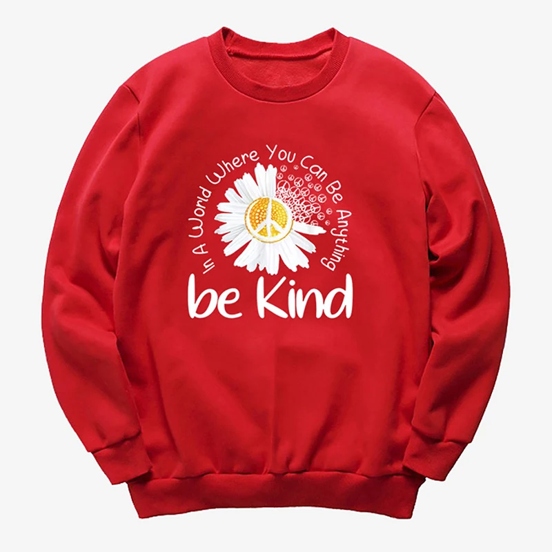 2020 Little Daisy Hoodies Women Casual Flower Printed Loose Sweatshirt Long Sleeve Pullover Sweatshirts 300 Full Polyester