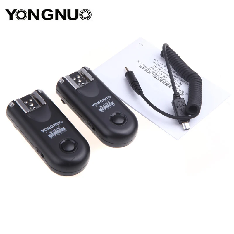 Беспроводной триггер YONGNUO RF603II 2 трансивера для Nikon D7000 D5000 D700 D300 D3100 D610 Canon 5D Mark II III 6D