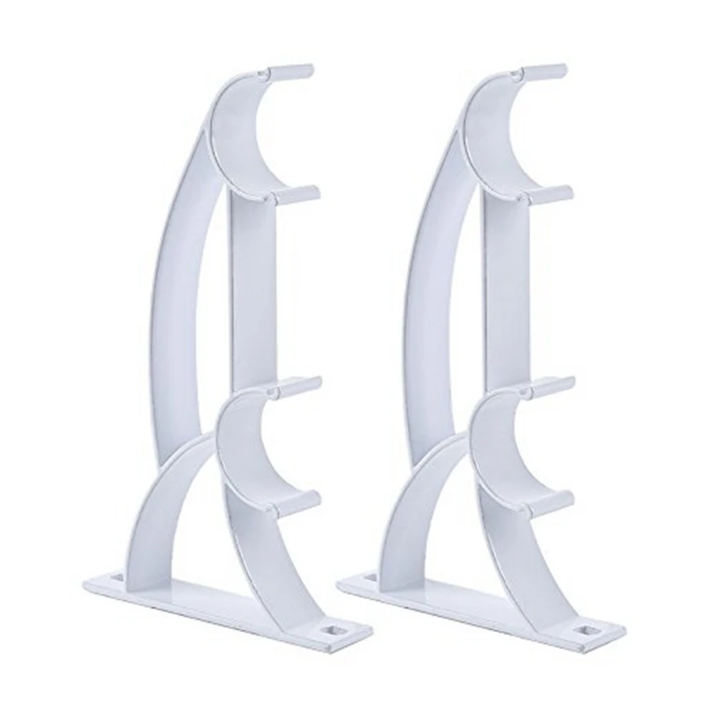 Двойной держатель штанги занавес Полюс кронштейн сверхмощный металлический