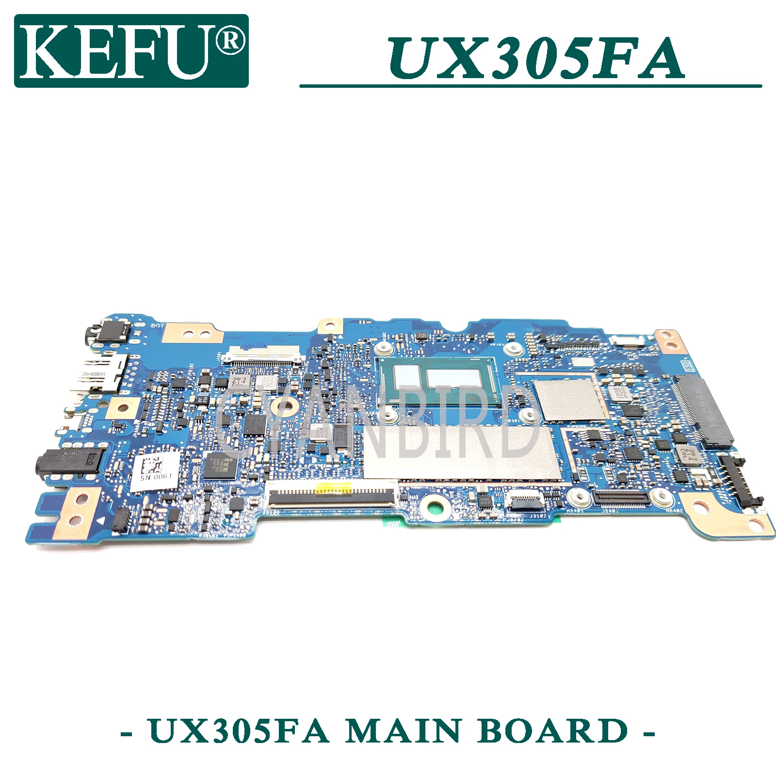 kefu ux305fa original mainboard for asus zenbook ux305fa ux305f with 8gb ram m 5y71 cpu laptop motherboard free global shipping