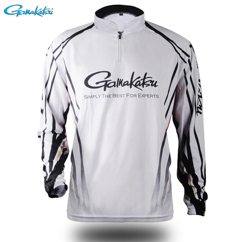 2021 Gamakatsu Clothing Long Sleeve Fishing Clothes Outdoor Sprots Sunscreen Breathable Ultrathin Summer Anti-UV Shirt | Спорт и