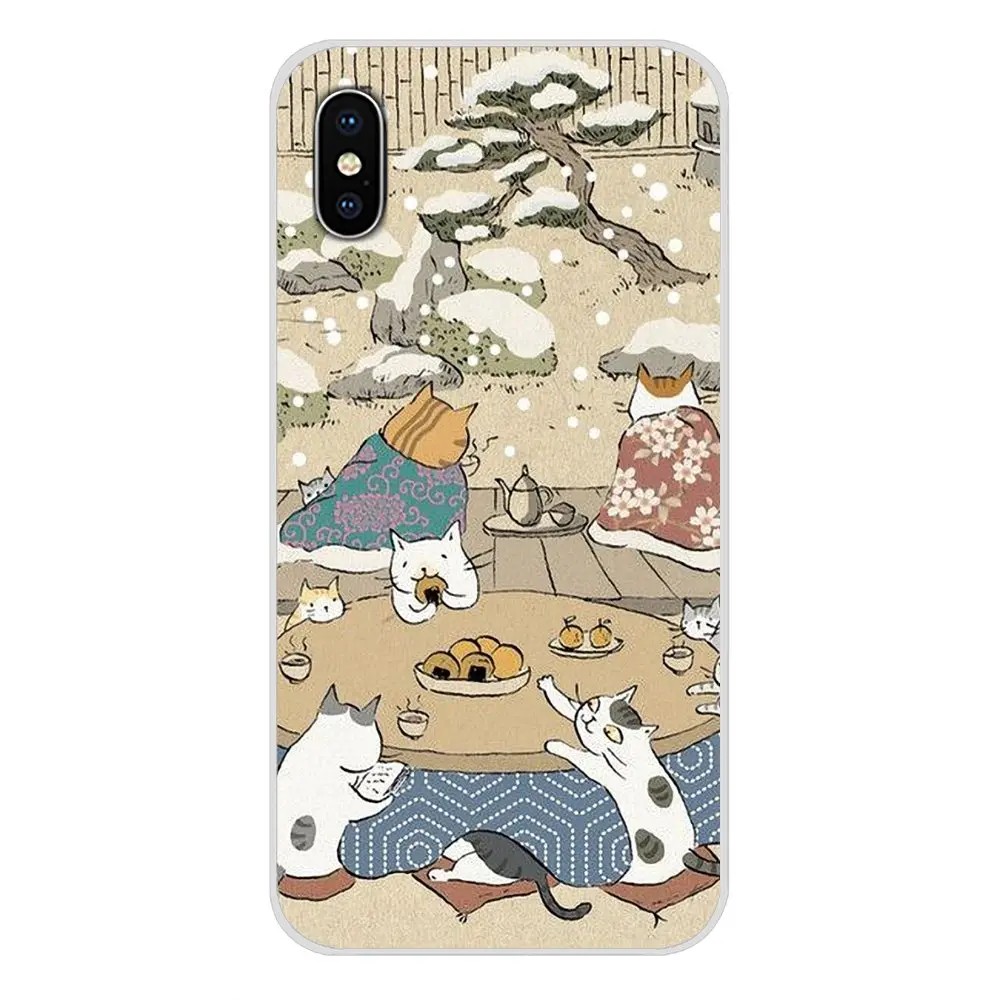 images 10 Прозрачный чехол из ТПУ с японским рисунком кота для Xiao mi 4 mi 5 mi 5s mi 6 mi A1 A2 5X6X8 9 Lite SE Pro mi Max Mix 2 3 2S - Цвет: images 10