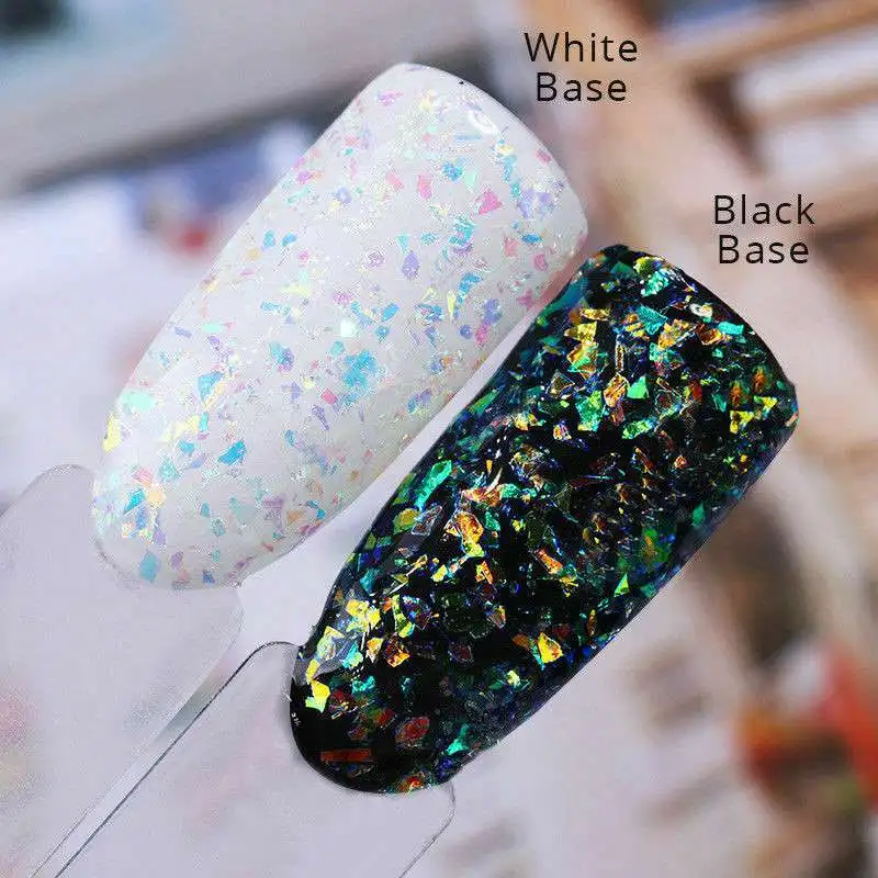 

Phototherapy Nail Shell Paper Patches Pieces of Colorful Foil Paper Fragments