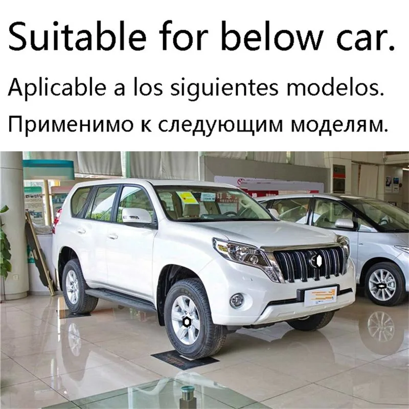 Trunk Front Bumper Grille Automobile Decorative Modified Car Styling Sticker Strip Bright Sequins 14 15 16 17 FOR Toyota Prado | Автомобили