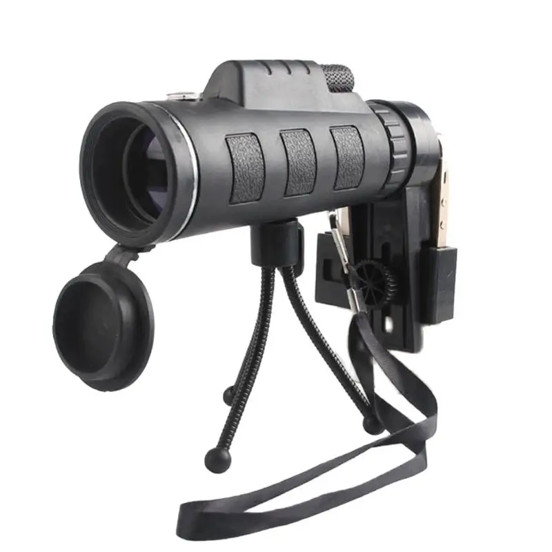 

ZIYOUHU BAK4 Monocular Telescope HD Night Vision Mini Outdoor Hunting Camping Scopes With Compass Phone Clip Tripod