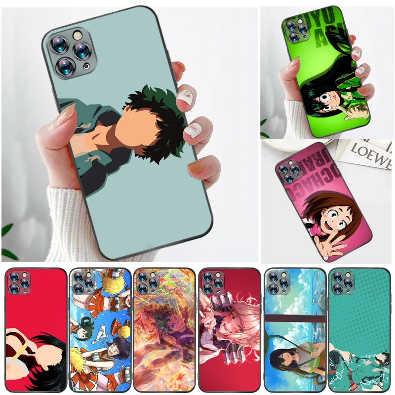 

My Hero Academia Dabi Shigaraki Tomura Boku Todoroki Shouto Bakugou Katsuki Phone Case For iPhone 11 11Pro MAX Back Cover Funda