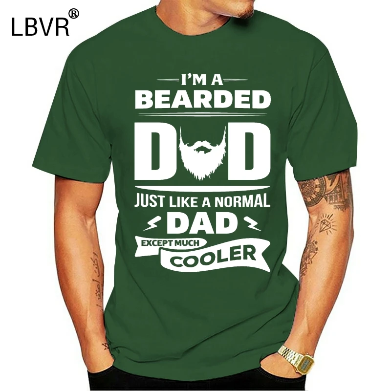 Бородатый папа намного круче Мужская футболка Лидер продаж Новинка Модная