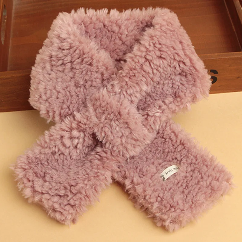 Новинка Осень-зима 2020 плюшевый Детский шарф для мальчиков девочек детей женщин