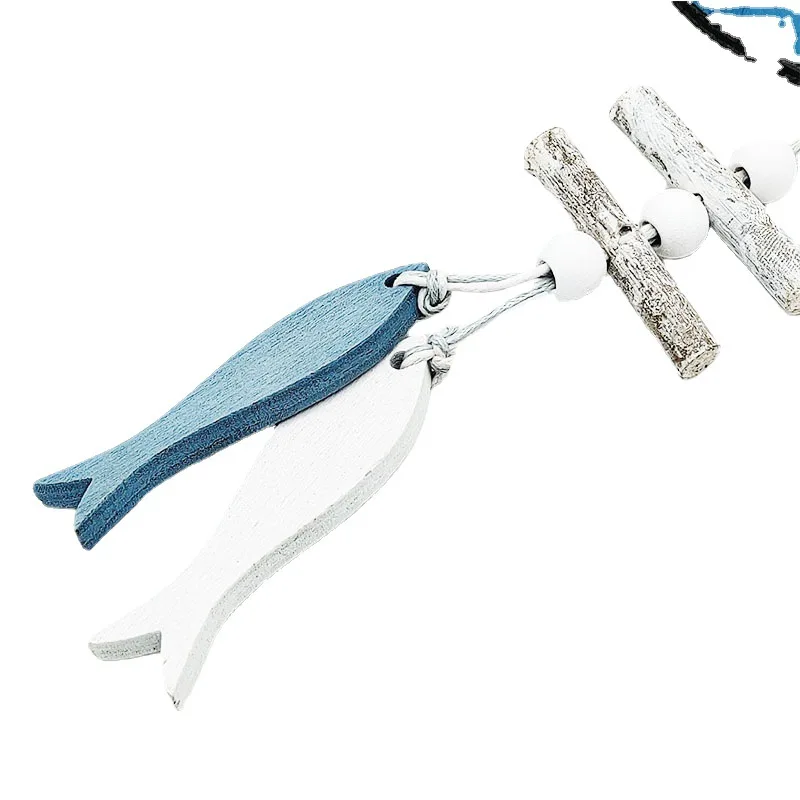 Деревянное украшение в виде рыбы парусника руля Пляжное настенное дверные