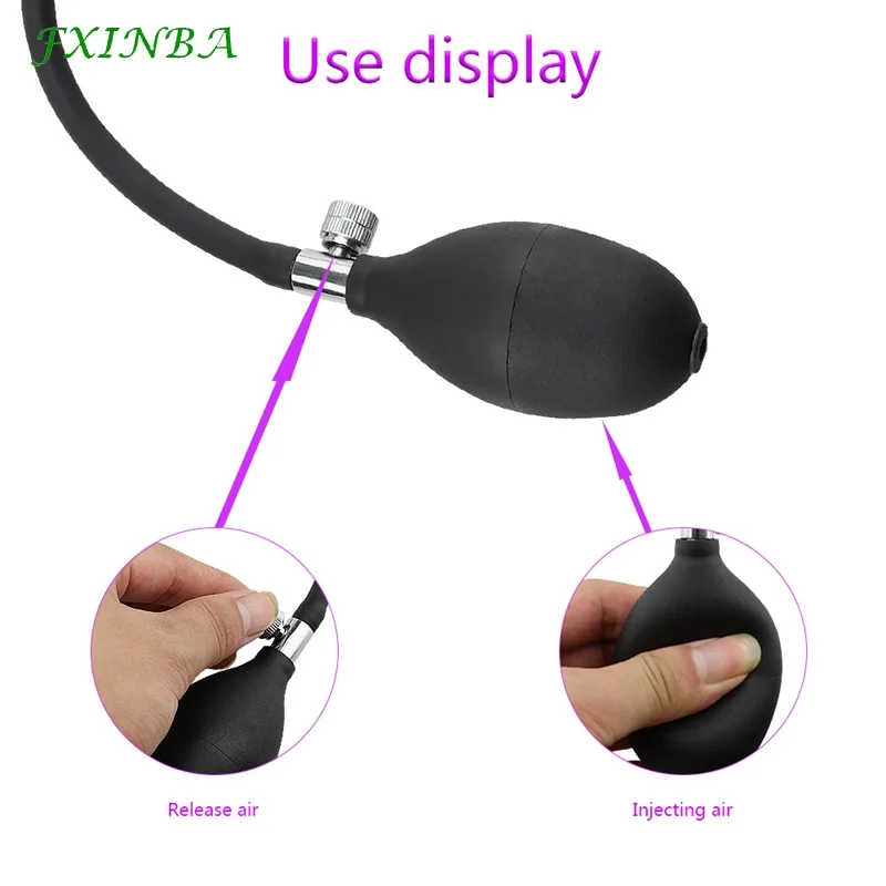 Надувной пенис FXINBA Мужской силиконовый расширитель уретры катетер уретральный
