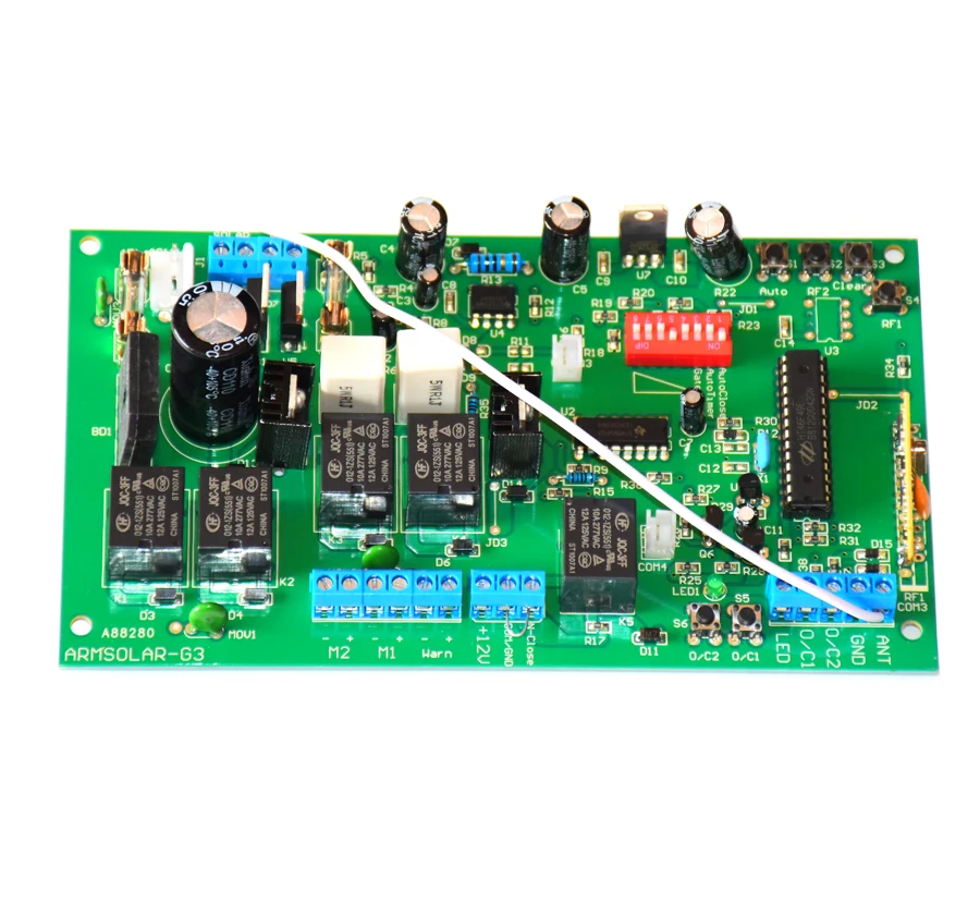 12v electronic card motherboard circuit board for dual wing automatic swing gate opener motor 12vdc free global shipping