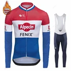 Зимний флисовый комплект одежды для велоспорта Alpecin Fenix, одежда для горного велосипеда, одежда для велоспорта, комплект одежды для гоночного велосипеда, куртки