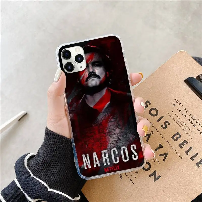 

Narcos TV Series Pablo Escobar Phone Case for iPhone 11 12 mini pro XS MAX 8 7 6 6S Plus X 5S SE 2020 XR