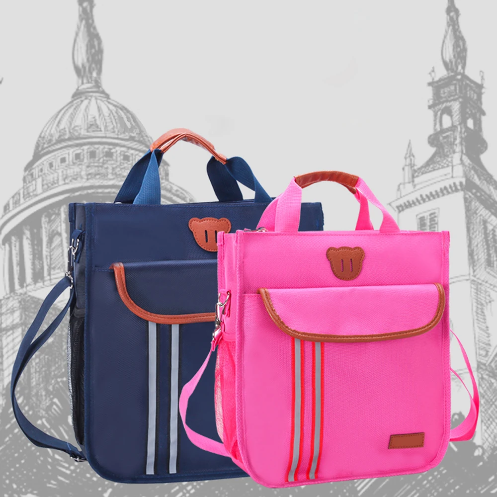 Модная нейлоновая сумка для книг для детей, водонепроницаемая, сумка через плечо, учебное пособие, одно плечо, школа.