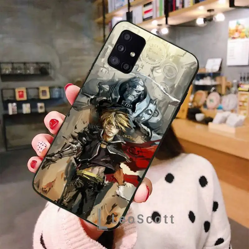 

FullMetal Alchemist Anime Phone Case For Samsung A40 A50 A51 A71 A20E A20S S8 S9 S10 S20 Plus note 20 ultra 4G 5G