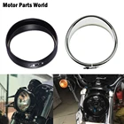 Обложка для мотоциклетной фары 5,75 дюйма, ободок для фар Harley Sportster XL883 883N XL1200 Dyna Softail FXLR FXST FXSTB