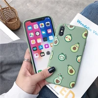 avocado aesthetic soft rubber phone cover for vivo y93 y91 y95 y66 y67 v15 y97 z3 z3i vi1i y83 y85 yi7 y11 y12 y15 y5s y19 case