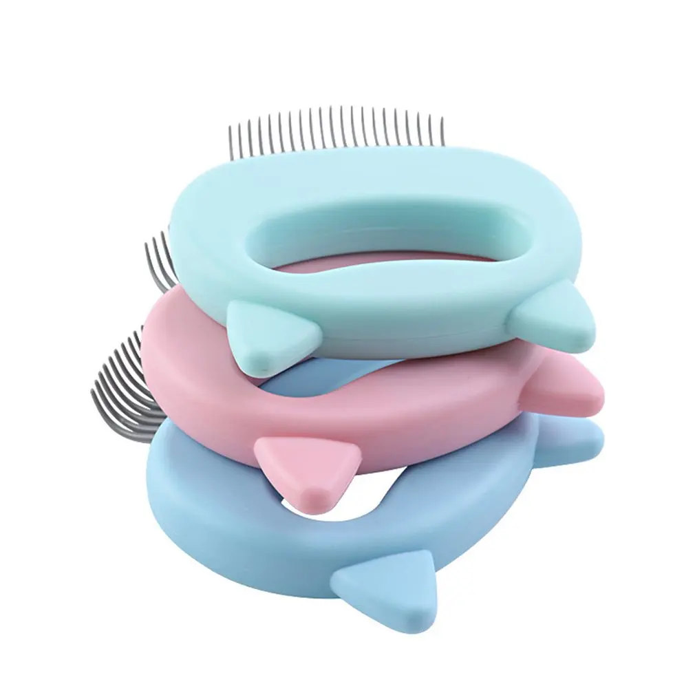 

1 Pcs Long hair short hair comb cat shell comb cat special hair removal pilose hair removal comb cat ear shell comb