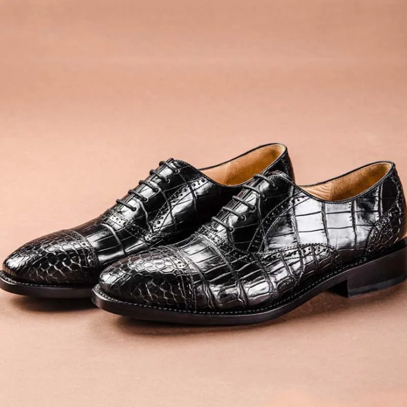 

Hongqiangyin, новинка, тайский Аллигатор, кожаная обувь, мужская обувь, деловая мужская обувь, Крокодиловая обувь, мужская обувь
