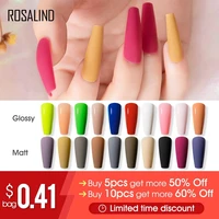 rosalind fake nails 20 color 10pcsbag false nails no glue professional american french nail tips press on nails accesorios