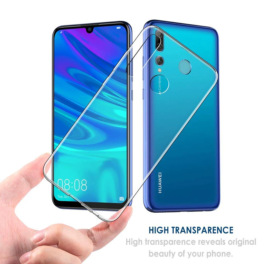 Прозрачная задняя крышка из ТПУ для Honor 20 Pro чехол телефона 20S тонкий прозрачный