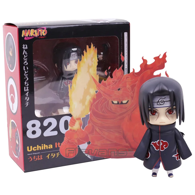Nendoroid Naruto Shippuden Uchiha Sasuke 707 Uzumaki Наруто 682 хюуга Хината 879 Хатаке Какаши 724 ПВХ фигурка игрушка - Цвет: 820 box
