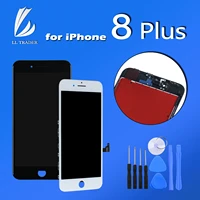 for iphone 8 plus lcd screen replacement 8p display assembly touch digitizer black white camera holder home button not included