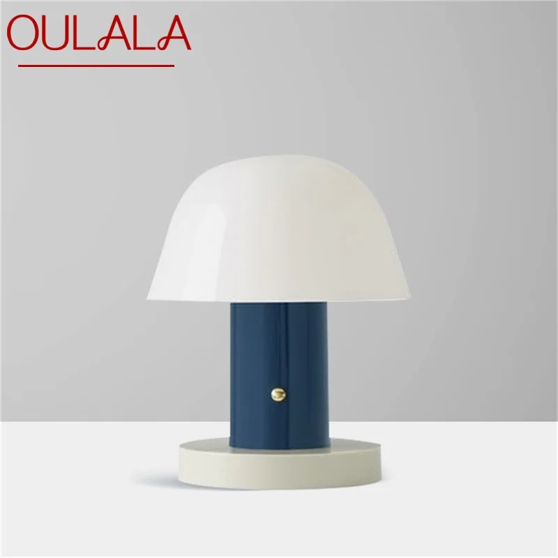 

OULALA Nordic Simple Table Lamp Contemporary Marble Desk Light LED for Home Bedside Decoration