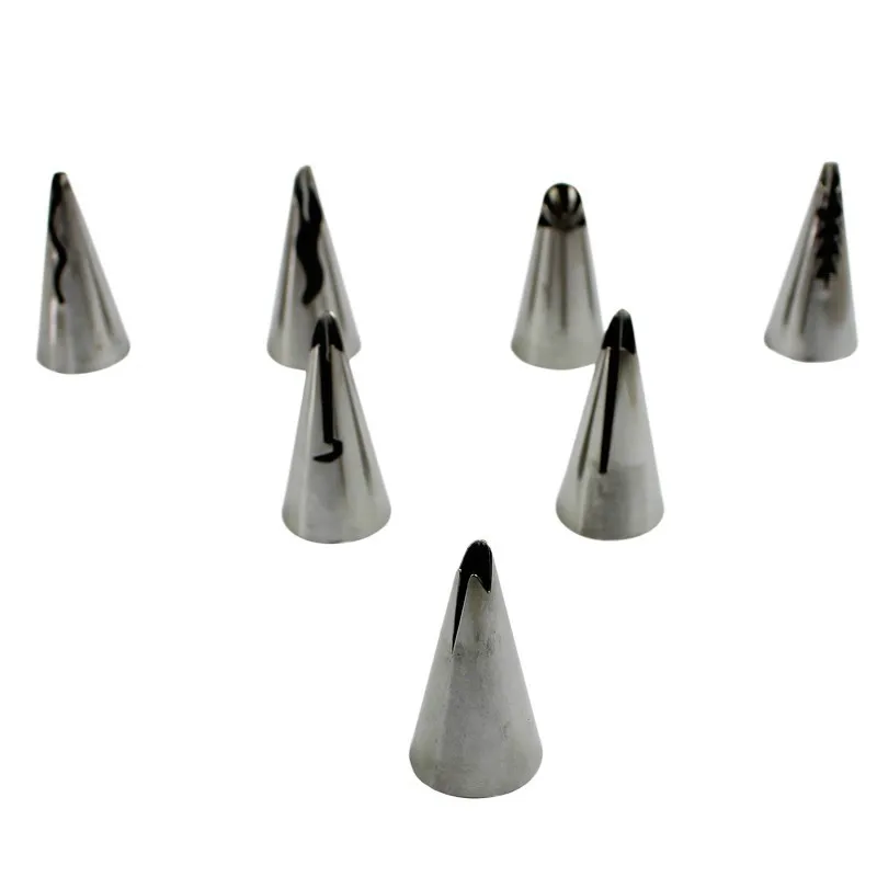 7 шт. кондитерские насадки для украшения торта и шоколада|Принадлежности выпечки|