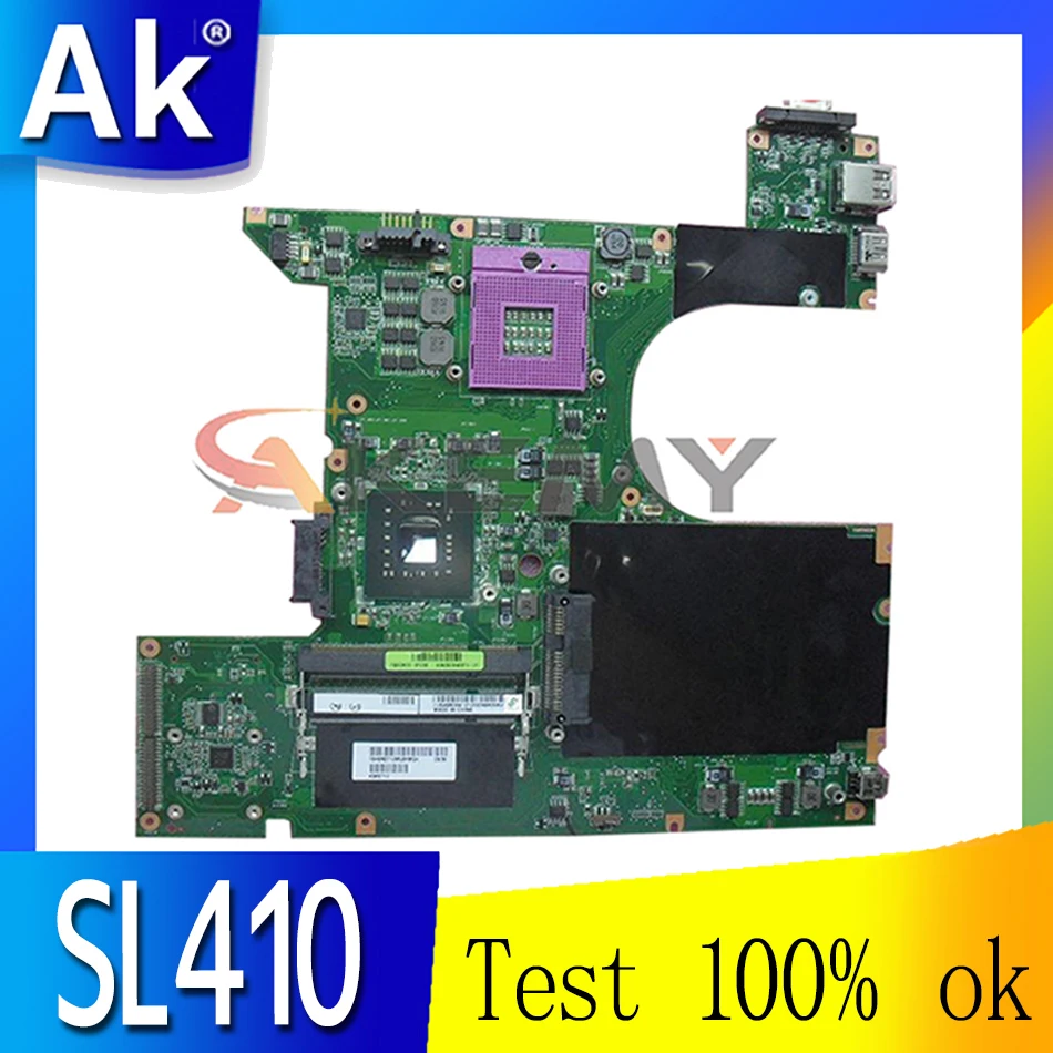 

Laptop motherboard For LENOVO SL410 Mainboard 45M2800 GM45 DDR2 tested