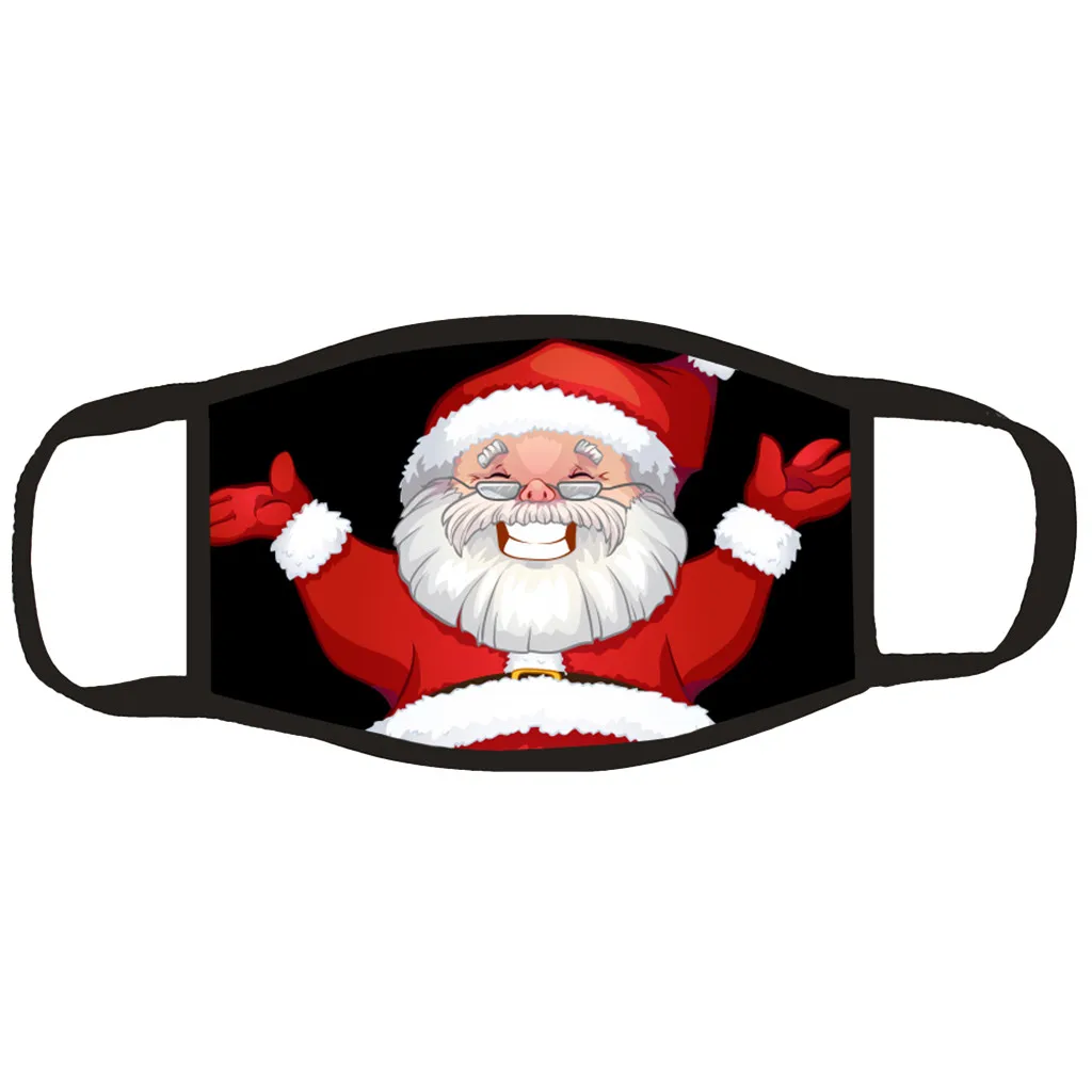 

1pc Christmas Santa Mascarilla Adult Washable Floral Printing Adjustable Breathable Mascarillas Drop Shipping 209 Maschere