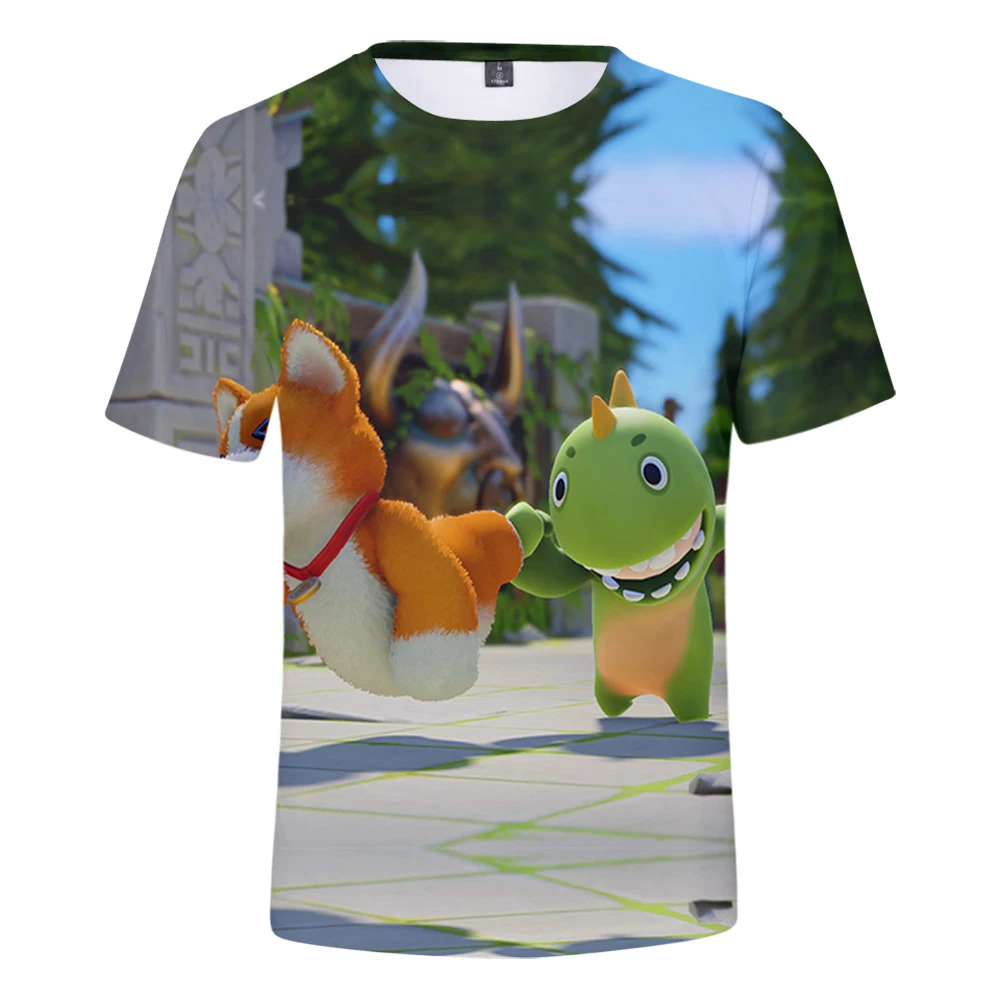 

2021 3D Print Summer Party Animals Game Preppy Style Men/Women Street Clothes T-shirt Japan Kawaii Retro Innovation Coat Tops