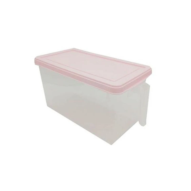 pink Большая емкость, органайзер для хранения на кухне, коробка для запечатывания пищевых продуктов, контейнер для овощей, фруктов, яиц, коробка для сохранения свежести, Домашний Органайзер - Цвет: pink