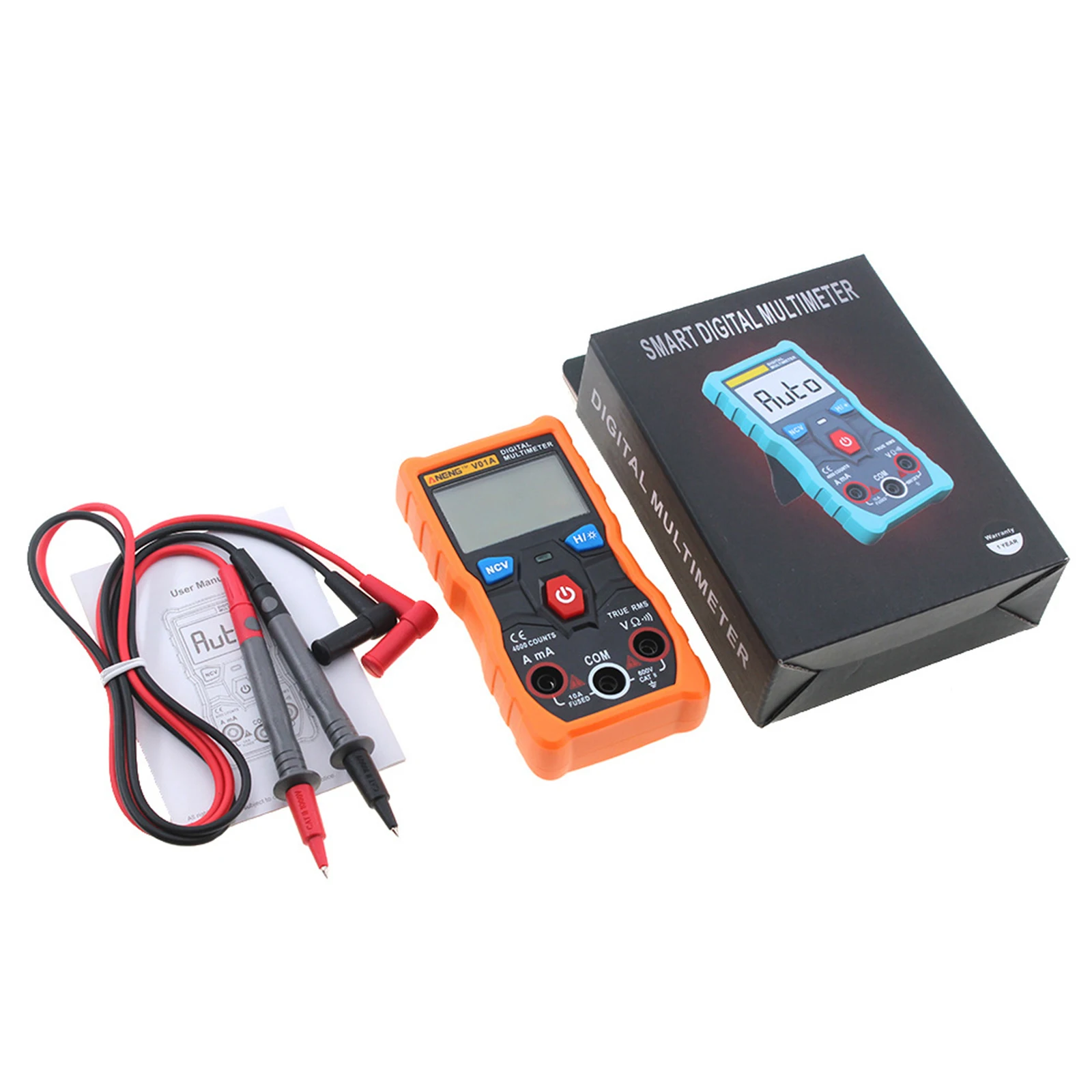 

Digital Multimeter DC AC Voltmeter Current Tester Meter with Diode Continuity Test Automatic Multi Function Anti-Burn JA
