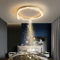 modern household ceiling lamp bedroom kitchen study living room modern gold round lamp indoor lighting equipment