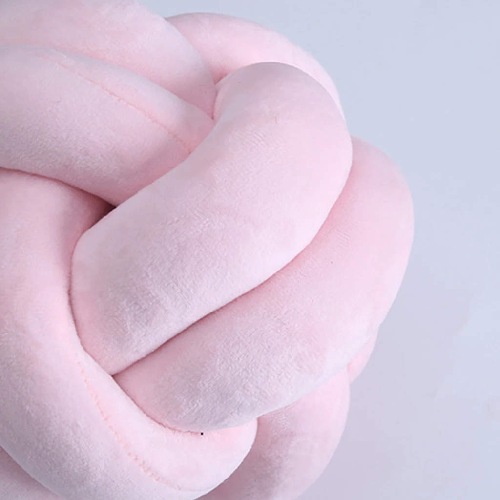 

Soft Plush Knot Cushion Sofa Throw Pillow for Living Room Green Round Hand Woven Cushion Throw Pillow cute pillow