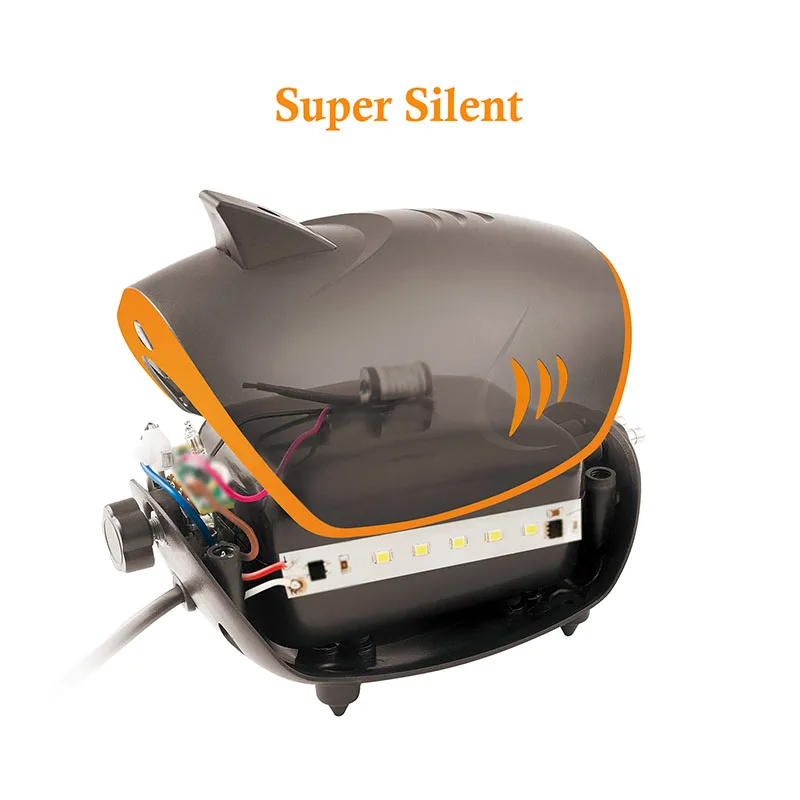 4 Вт аквариумный воздушный насос регулируемый компрессор мощный кислородный с