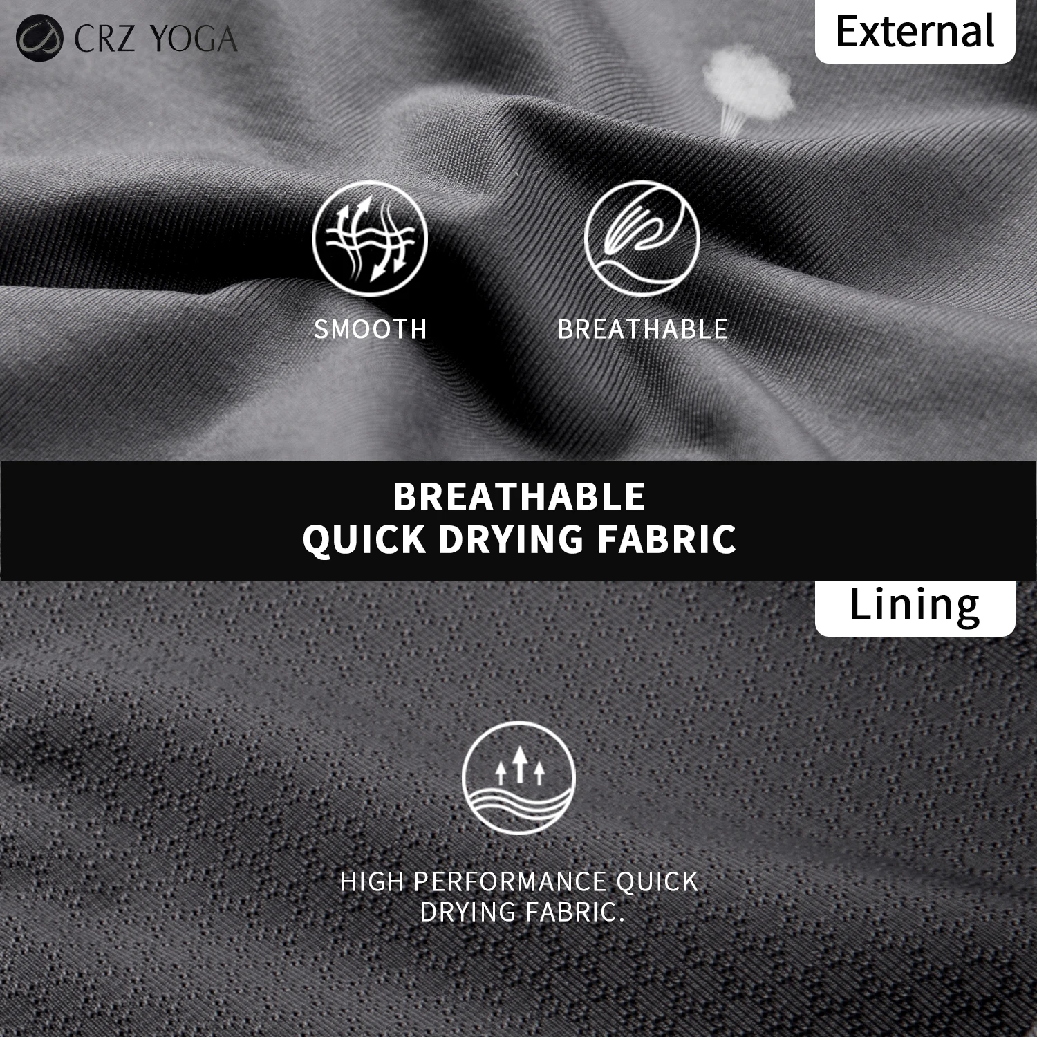 

CRZ YOGA Women's Longline Coated Faux Leather Strappy Sports Bra