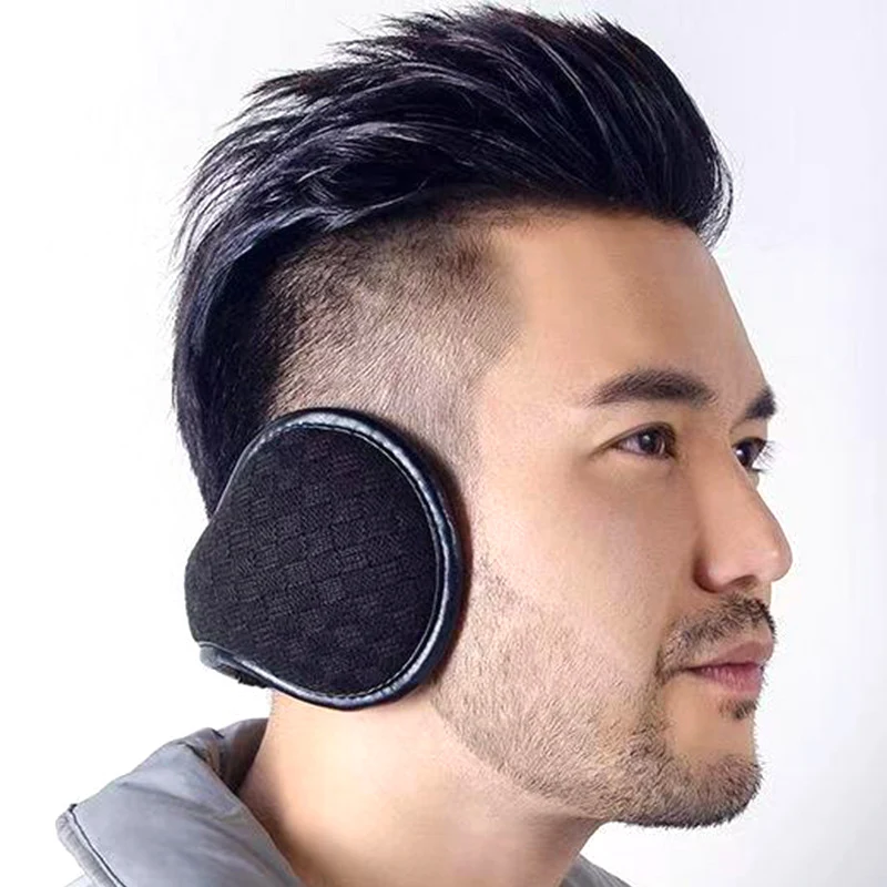 Хит 2019 теплые наушники для мужчин и женщин классические вязаные регулируемые