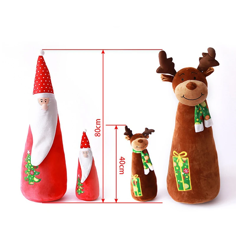 

Santa Claus Doll Toy Pillow Christmas Room decoration Collection Gift Plush toy for children Santa Claus ornament Christmas Gift