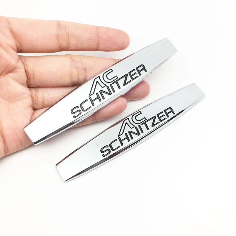 Car styling 2pc 3D Metal Fender side Emblem Badge Stickers For BMW AC SCHNITZER M M3 M5 E46 E39 E90 E36 E34 F10 F15 E53 X5 | Автомобили и