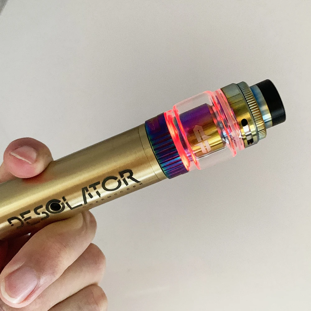 Vmiss фонарь RTA бак 5 мл Смола 810 дрип типы сборка с одной двойной катушкой DIY