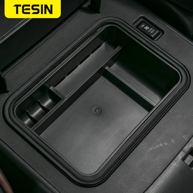 TESIN Car Inner Armrest Storage Box Cover for Nissan Patrol Y62 2017+ Interior Parts Accessories | Автомобили и мотоциклы