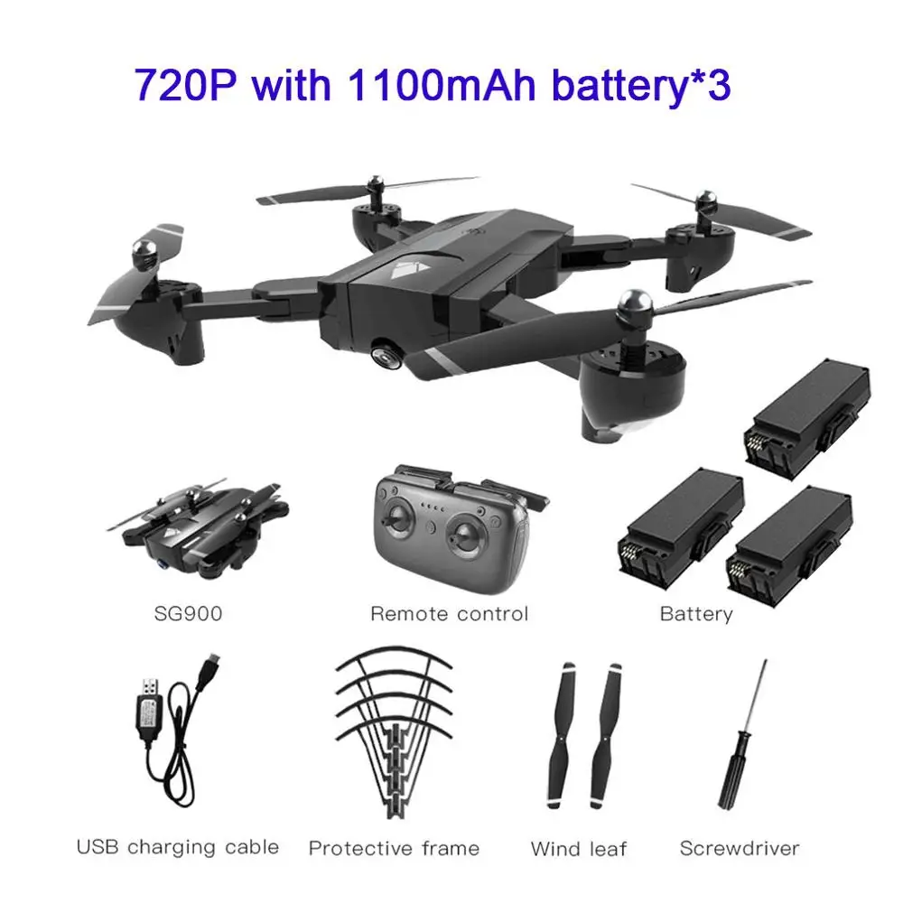 SG900 4K Дрон двойная камера HD 22mins полёт Профессиональный FPV RC gps Дрон фиксированная точка высота удержания Дрон VS gps SG900S - Цвет: SET 23