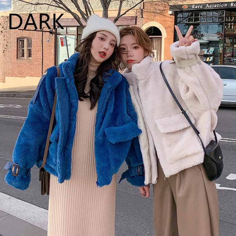 

Куртка женская короткая из овечьей шерсти, Осень-зима